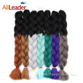 Rainbow Jumbo Hair Braid Hair Weave 30 Zoll 165 G